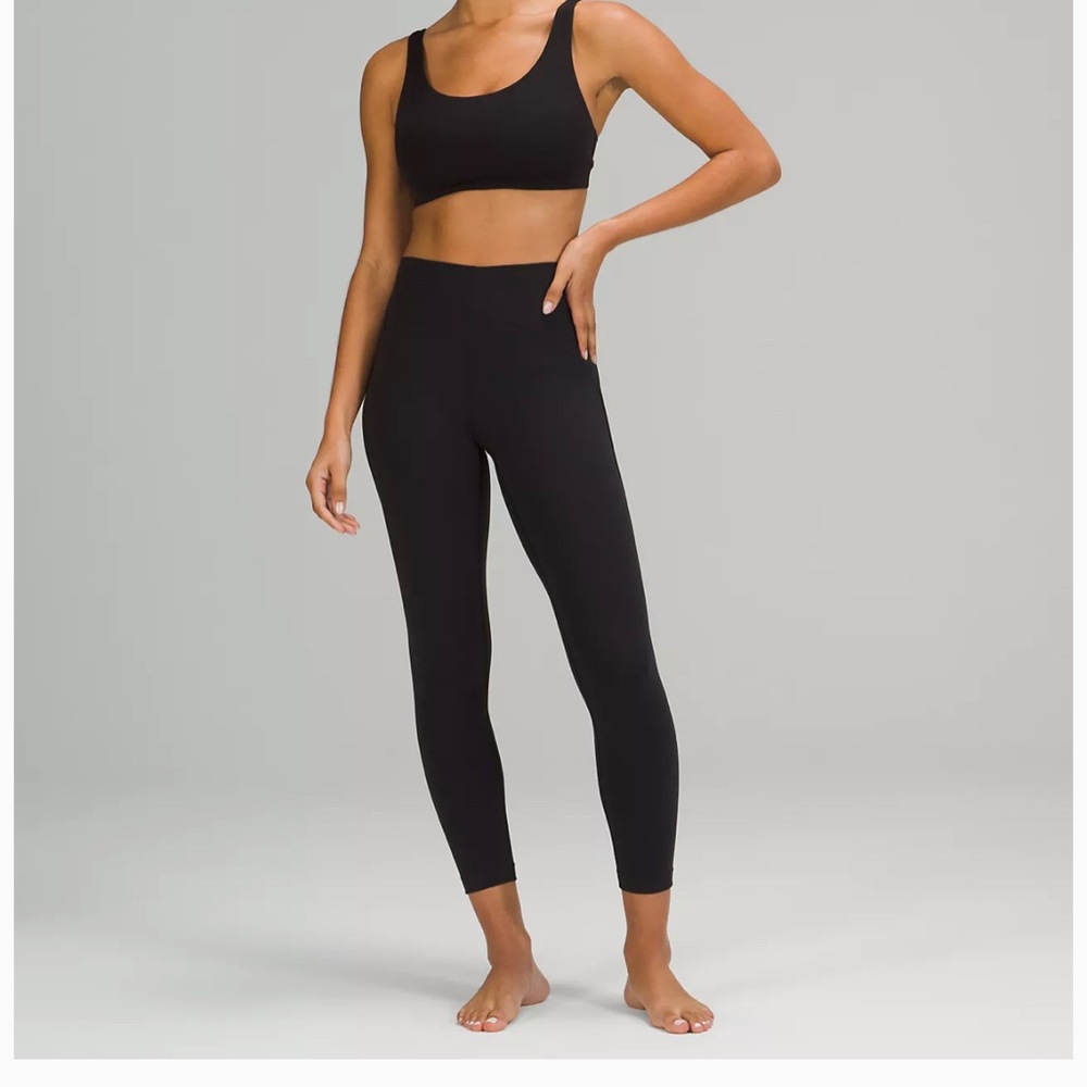 LULULemon black camo instill HR tight size 2